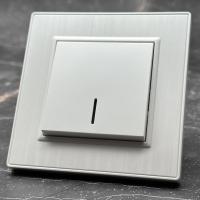 Nature MMW-004 1 клавишный 1 полюсный выключатель с LED（Белый）