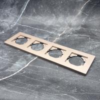 Grace MG-104 4-постовая рамка (Золото-Матовый)