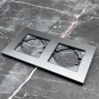 Cristal C-102 2-постовая рамка（Акрил）Графит