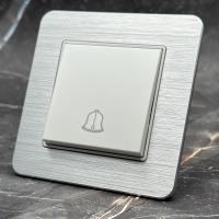 Aluminum MMW-027 Переключатель дверного звонка（Белый）
