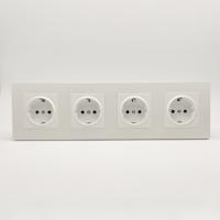Grace MMW-4013 4 розетки с заземлением（Белый）