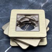 Aluminum G-101 1-постовая рамка（Алюминиевая) (Золото-Матовый)