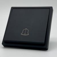 Art MTB-027 Переключатель дверного звонка（Черный-Матовый）