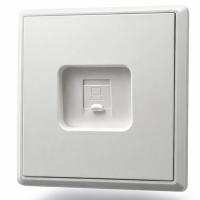 Elegant MTW-022 Компьютерная розетка（Белый-Матовый）RJ-45 cat5e 1GB