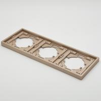Art G-103 3-постовая рамка（Золото-Матовый）