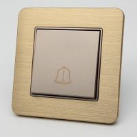 Aluminum MMG-027 Переключатель дверного звонка （Золото-Матовый）