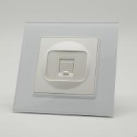 Glass MMW-022 Компьютерная розетка RJ-45 cat5e 1GB （Белый-Матовый）