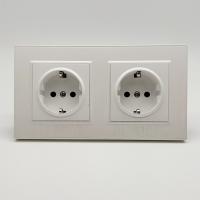 Nature MMW-2013 2 розетки с заземлением（Белый）