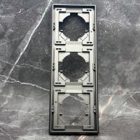 Elegant C-103B 3-постовая рамка вертикальная (Графит-Матовый）