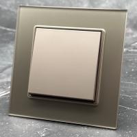 Glass MMG-001 1 клавишный 1 полюсный（Золотой）