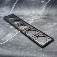 Elegant M-105 5-постовая рамка（Мокко-Матовый）