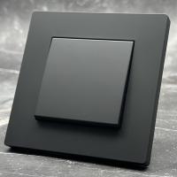 Grace MMB-003 1 клавишный перекрестный выключатель（Черный）