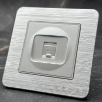 Aluminum MMW-021 Телефонная розетка（Белый）