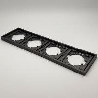 Art C-104 4-постовая рамка（Графит-Матовый）