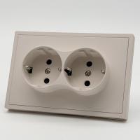 Art MTS-030 Розетка двойная  с заземлением 120 （Кашемир-Матовый）