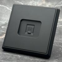 Elegant MTB-022 Компьютерная розетка（Черный-Матовый）RJ-45 cat5e 1GB