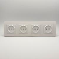 Nature MMW-4012 4 розетки без заземления（Белый）