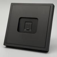 Art MTC-022 Компьютерная розетка RJ-45 cat5e 1GB (Графит-Матовый)