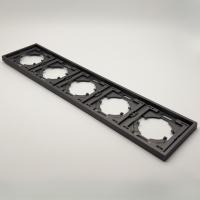 Art C-105 5-постовая рамка（Графит-Матовый）