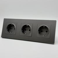 Grace MMC-3013 3 розетки с заземлением（Графит）