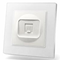 Cristal MMW-021 Телефонная розетка（Белый）