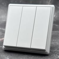 Elegant MTW-010 3 клавишный 1 полюсный выключатель Белый