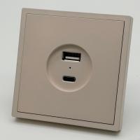 Art MTS-014 USB+TYPE-C Розетка (Кашемир-Матовый)