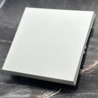 TW-002 1 клавишный проходной выключатель без рамки（Белый-Матовый）