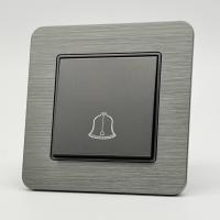 Aluminum MMC-027 Переключатель дверного звонка（Графит-Матовый）