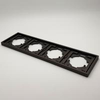 Art M-104 4-постовая рамка（Мокко-Матовый）