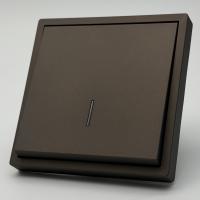 Art MTM-005 1 клавишный проходной выключатель с LED（Мокко-Матовый）