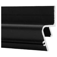 Алюминиевый профиль IS-06 теневой 2м черный