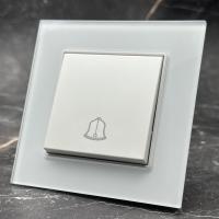 Glass MMW-027 Переключатель дверного звонка（Белый）