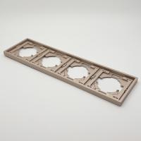 Art G-104 4-постовая рамка（Золото-Матовый）