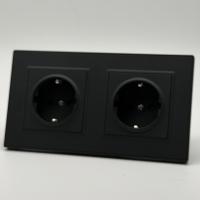 Nature MMB-2013 2 розетки с заземлением（Черный）