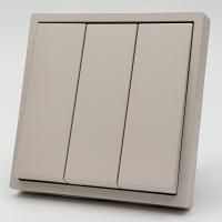 Art MTS-010 3 клавишный 1 полюсный выключатель（Кашемир-Матовый）