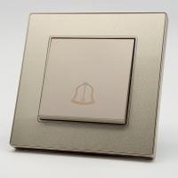 Cristal MMG-027 Переключатель дверного звонка （Золото-Матовый）