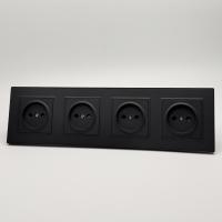 Nature MMB-4012 4 розетки без заземления（Черный）