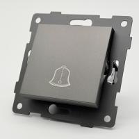 MC-027 Переключатель дверного звонка
без рамки（Графит-Матовый）