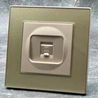 Cristal MMG-021 Телефонная розетка（Золотой）