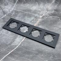 Grace MB-104 1-постовая рамка (Черный-Матовый)