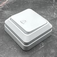 External W-207 Звонковый выключатель открытой установки Белый