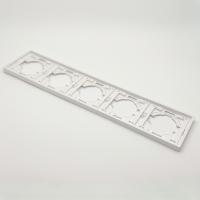 Art W-105 5-постовая рамка（Белый-Матовый）