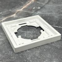 Art W-101 1-постовая рамка（Белый-Матовый）