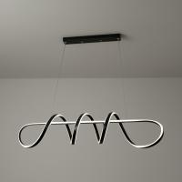 Люстра светодиодная 7201 черная