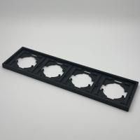 Art B-104 4-постовая рамка（Черный-Матовый）