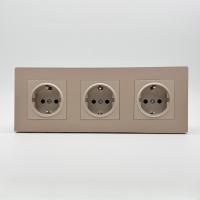 Grace MMG-3013 3 розетки с заземлением（Золото）