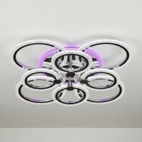 Люстра светодиодная 5107/4+4 хром