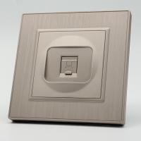 Nature MMG-022 Компьютерная розетка RJ-45 cat5e 1GB （Золото-Матовый）