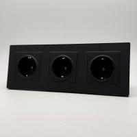 Nature MMB-3013 3 розетки с заземлением（Черный）
